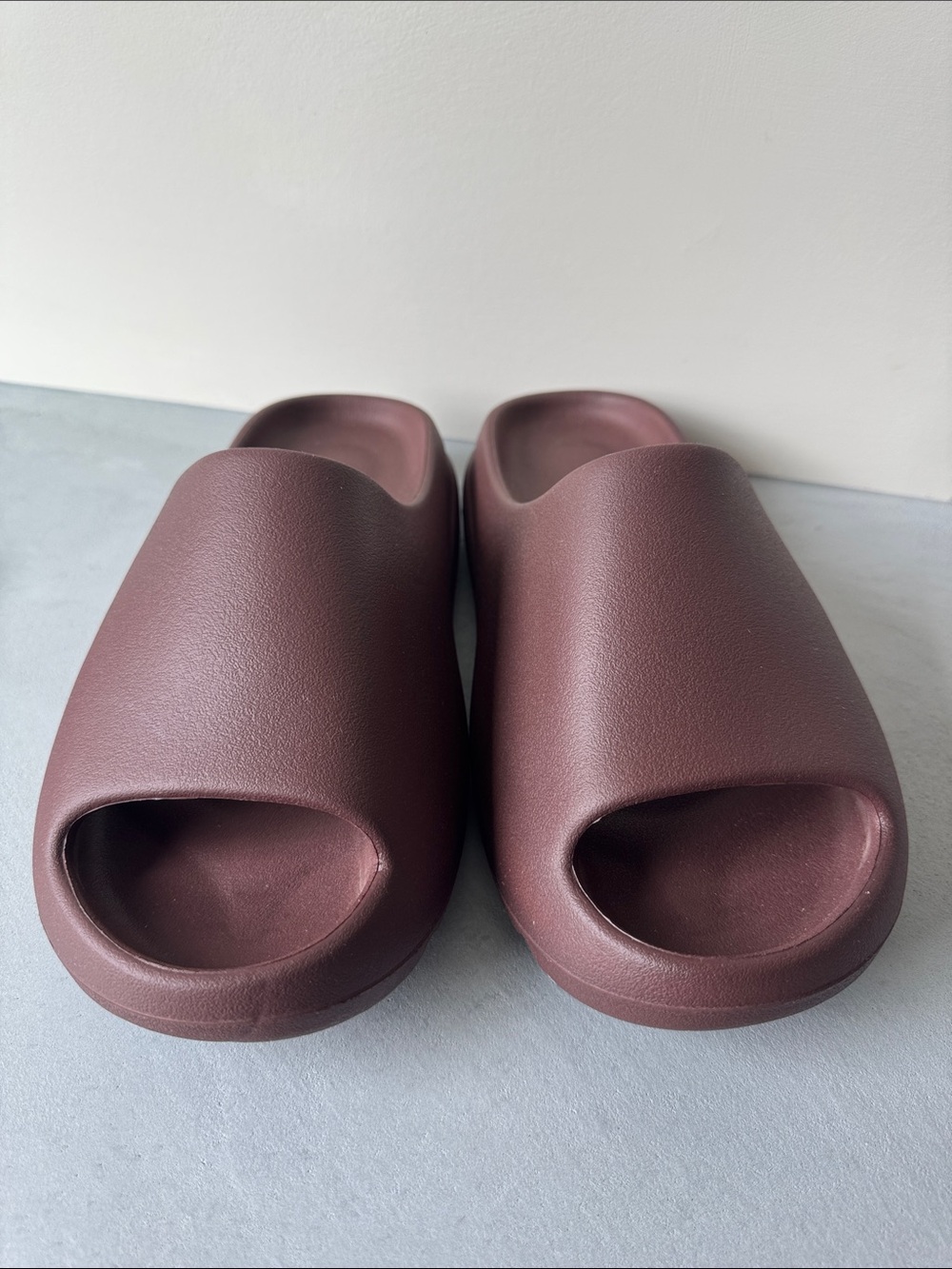 NWT YEEZY YZY YS-01 FUDGE BROWN SLIDES SZ 8, 9 - Picture 4 of 7